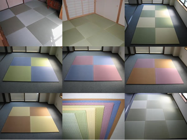 へりなし琉球畳　施工例